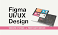 design a modern website UI UX in figma