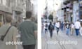 cinematic video edits with color grading