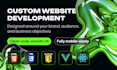design custom one page website saas product landing page in figma