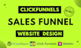 be your click funnel expert, build clickfunnels sales funnel website