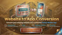 turn your website into a mobile app, android and ios app development