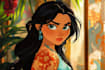 draw disney portrait digital art illustration