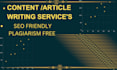 write article and blog posts