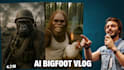 create viral ai bigfoot vlog videos and gorilla pov shorts