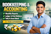 do bookkeeping and accounting in tally and excel