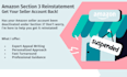 do reinstate your account  section 3 violation plan of action