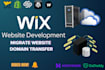 connect, move, fix, transfer, migrate domain to wordpress, wix, shopify website