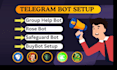 create group and setup professional telegram bot for your group
