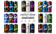 create energy drinks, can,bottle label design or 3d mockups