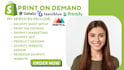 do shopify print on demand, shineon, printful, printify, gelato, shopify website