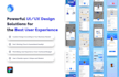 design modern and user friendly UI UX