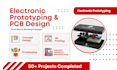design pcb and develop electronic prototype from idea to product