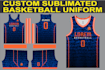 full custom basketball jersey design