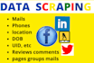 extract social media data in any paltforms web extract