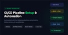 set up a cicd pipeline using jenkins or github actions for your project