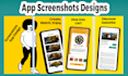 create app screenshots or app store screenshots for you