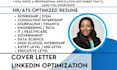 write stem, internship resume for IT, marketing, healthcare, hospitality, tech