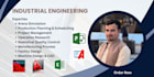 help you in industrial engineering and management projects and tasks