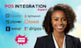 do clover pos, sum up, toast pos, lightspeed, dripos, square pos, square website