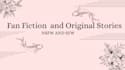 create short fanfiction or original stories about anything