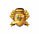 make perfect eye catching bee honey logo