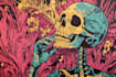 create a linocut illustration