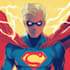 drawing custom superhero character in action