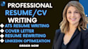 create a job winning resume and cover letter