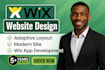 do wix website design, wix website redesign, wix website, wix app development