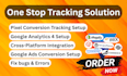 setup google ads conversion tracking, ga4 and ecommerce tracking via GTM