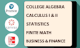 help you with college math, statistics, algebra, calculus