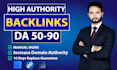 build high da SEO backlinks, link building and authority links