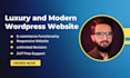build a premium, luxury and modern wordpress website