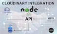 integrate cloudinary with nodejs