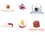 do create food and beverage logo luxury and minimalist