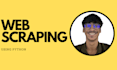do web scraping, data mining or extraction for any website