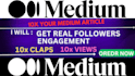 do viral promotion for your medium article