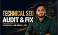 do technical SEO audit and fix google search console errors, fast indexing