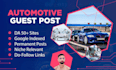 do high da guest post on automotive and car blogs