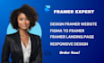 framer website design figma to framer landing page webflow website