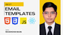 create a responsive HTML email template