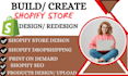 design build shopify dropshipping store website automated store