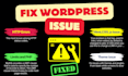 fix wordpress issues, errors, bugs, css and customize website, theme, wp help