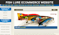 design profitable fish lure fish bait ecommerce website aquarium website