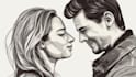 create couples art vector portrait
