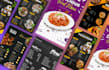 do restaurant menu or food menu design, digital menu in 24hours