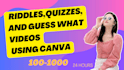 viral riddles quizzes for youtube tiktok and instagram