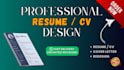 design a professional resume and cover letter