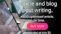 write articles and blogs