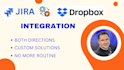 integrate jira with dropbox